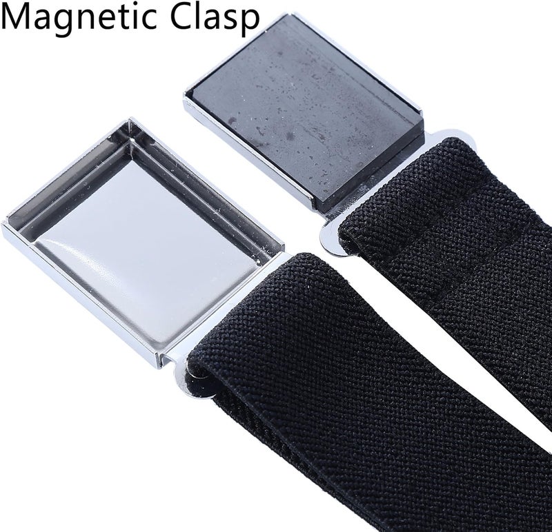 Kajeer Kids Boy Belt Magnetic Belts Adjustable Elastic Belt Magnetic Buckle for Boys Girls(4 PCS) - Image 5